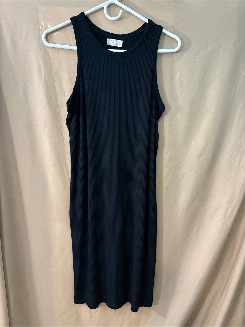 Maurice’s Classic Black Ribbed Tank Midi Dress